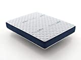 SIMPUR: Colchón Real Confort 200x200 cm | Reversible | Altura +/- 25 cm | Firmeza 7,5/10 | Doble Cara Invierno/Verano | Sistema Visco Soft Adaptable | Sistema multicapas | 9 Zonas de Descanso