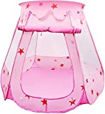 LEADSTAR - Tienda de Juegos para niños, Plegable, Piscina, 105 x 90 cm, Piscina de Bolas Plegable, Bola Pool, Toddler Juguetes Regalo con Bolsa de Almacenamiento (Bolas no Incluidas) (Rosa)
