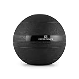 CAPITAL SPORTS Groundcracker Pelota de Peso 4kg (Balón Medicinal Goma, Relleno Arena y Hierro, lanzamientos sin Rebote, Superficie Rugosa Antideslizante)