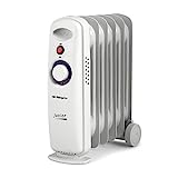 Orbegozo RO-710 C Junior RADIADOR Aceite RO710C 700W 6 Elementos, 700 W, Aluminio, Blanco