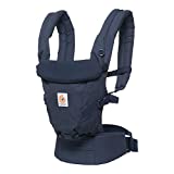 Ergobaby Mochila Portabebés Ergonómicas para Recién Nacido a 20kg, Adapt 3-Posiciones (Midnight Blue) (BCAPEAMIDBLU)