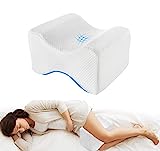 BHGWR Almohadas para piernas para Dormir, Cojín para Almohada con de Memoria para durmientes de Lado, Almohada de Apoyo para