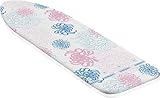 Leifheit Funda para tablas de planchar Cotton Classic M, funda acolchada para tablas de hasta 125 x 40 cm, funda ajustable con cordón elástico