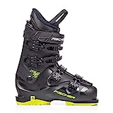 Fischer Unisex - Adultos Cruzar X 9.0 Thermoshape-Black/Yellow-Hombre Botas de esquí (2019), Mondo Point Talla: 30/30.5, Negro/Amarillo