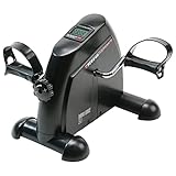 Ultrasport Mini Bicicleta 50 sin mango, entrenador brazos y piernas, casa entrenador, entrenador movimiento, LCD pantalla con función ordenador, Ideal para fortalecimiento, Max. Peso usuario 100 kg