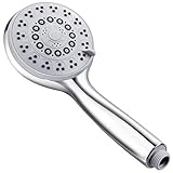 Rovtop Alcachofa de Ducha - Mano la Cabeza de Ducha Ahorro de Agua Extraíble de Cromo Ducha Cabezal de Ducha de Masaje Universal - 5 Modos