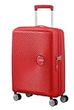 American Tourister Soundbox - Equipaje de mano ampliable Spinner S, 55 cm, 41 L, Rojo (Rojo Coral)