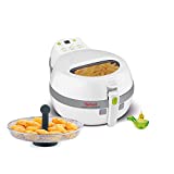 Tefal FZ7110 Actifry freidora de aire caliente con accesorios para snacks, 1 kg, 1400 W, color blanco/gris.
