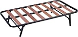 Miroytengo Somier 90x180 cm elevable Arrastre Inferior con Ruedas para Cama Canguro Patas Plegables Tubo de 30x30 mm
