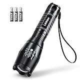 Linkax Linterna LED Alta Potencia Linternas Antorcha Linterna de Mano 800 LM Flashlight LED de 5 Modos para Ciclismo Camping Montañismo (1)