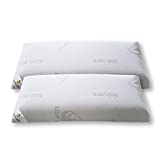 SEASONS - Pack 2 Almohadas Viscoelásticas 70 cm, Antiácaros y Antibacterias, Tejido con Hilo de Plata y Aloe Vera, Doble Funda, Tratamiento con Limpieza de Ozono, Fabricado en España
