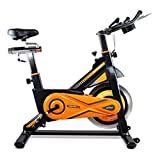 gridinlux | Trainer Alpine 8000 | Bicicleta estática | Ciclo Indoor | Volante de Inercia 25 kg | Nivel Avanzado | Sensores de Pulso | Pantalla LCD | Fitness