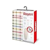 Rayen | Funda Tabla de Planchar Universal | Funda de Planchar Ajuste EasyClip | 3 capas: Espuma, Muletón, tejido 100% Algodón | Gama Medium XXL | Medida: 150 x 55 cm | Estampado