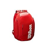 Wilson Mochila Super Tour, Color Rojo/Blanco, Talla única