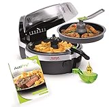Tefal Actifry 2 In 1 Freidora De Aire Caliente, 1400 W, 1.5 kg, Cerámica, Negro 30x49x39cm