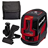 Einhell nivelador laser cruzado horizontal y/o vertical - TC-LL 2 (rango de Trabajo 8 m, nivelación automática de 5 segundos). Incluye bolsa de transporte