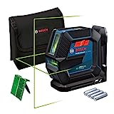 Bosch Professional Nivel Láser de interior GLL 2-15 G (láser verde, soporte LB 10, alcance visible: hasta 15 m, 4x pilas AA, en caja)