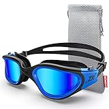 ZIONOR G1 - Gafas de natación polarizadas para unisex y adulto y mujer, anti niebla, 100% anti UV gafas de buceo