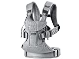 BabyBjörn Mochila Porta Bebé One Air, Malla 3D, Plata
