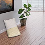Sleepys Par de almohadas de látex natural, 74 x 42 x 10 cm, jabón perforado con funda de jersey 100 % algodón – Almohada látex Talalay hipoalergénica