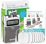 Med-Fit 3 Electrostimulador Máquina TENS digital 2 canales. Alivio rápido y eficaz del dolor. Ideal para uso en su hogar.