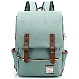 HASAGEI Mochila Unisex de Lona Mochila del Ordenador Portátil Mochila Escolar Vuelta al Cole