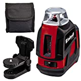 Einhell Láser 360° TE-LL 360 (láser cruzado, línea láser horizontal/vertical y horizontal de 360°, autonivelante, incluye soporte de pared, bolsa), negro