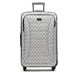 MISAKO Maleta de Tela Grande de Viaje Mina Negro Unisex - Equipaje Blando semirrígido de 80L 77 X 46 X 26 cm de 4 Ruedas