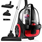 Duronic VC5010 Aspiradora de Trineo sin Bolsa | Cable de 5m | Compacto y Potencia de 500 W | Clase Energética A+ | Accesorios para tapicería y Suelos Duros incluidos | Filtro Desmontable y Lavable