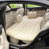Vinteky®Un Set Completo Colchón Impermeable e Hinchable para Coche Convertible (Beis)